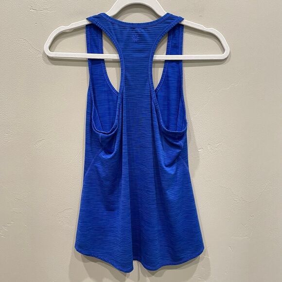 Athleta Blue Racerback Tank Top - Size: Small - Picture 2 of 6